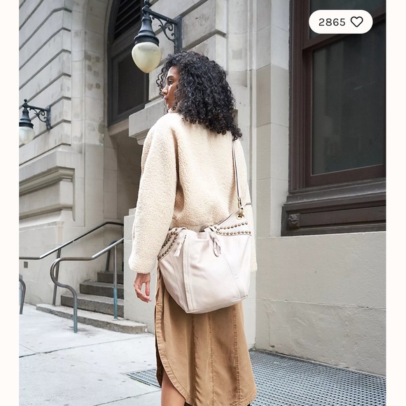 Free People Izzy Wrap Teddy Jacket Ecru Ivory - Picture 4 of 17